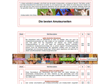 Tablet Screenshot of amateurseiten24.com